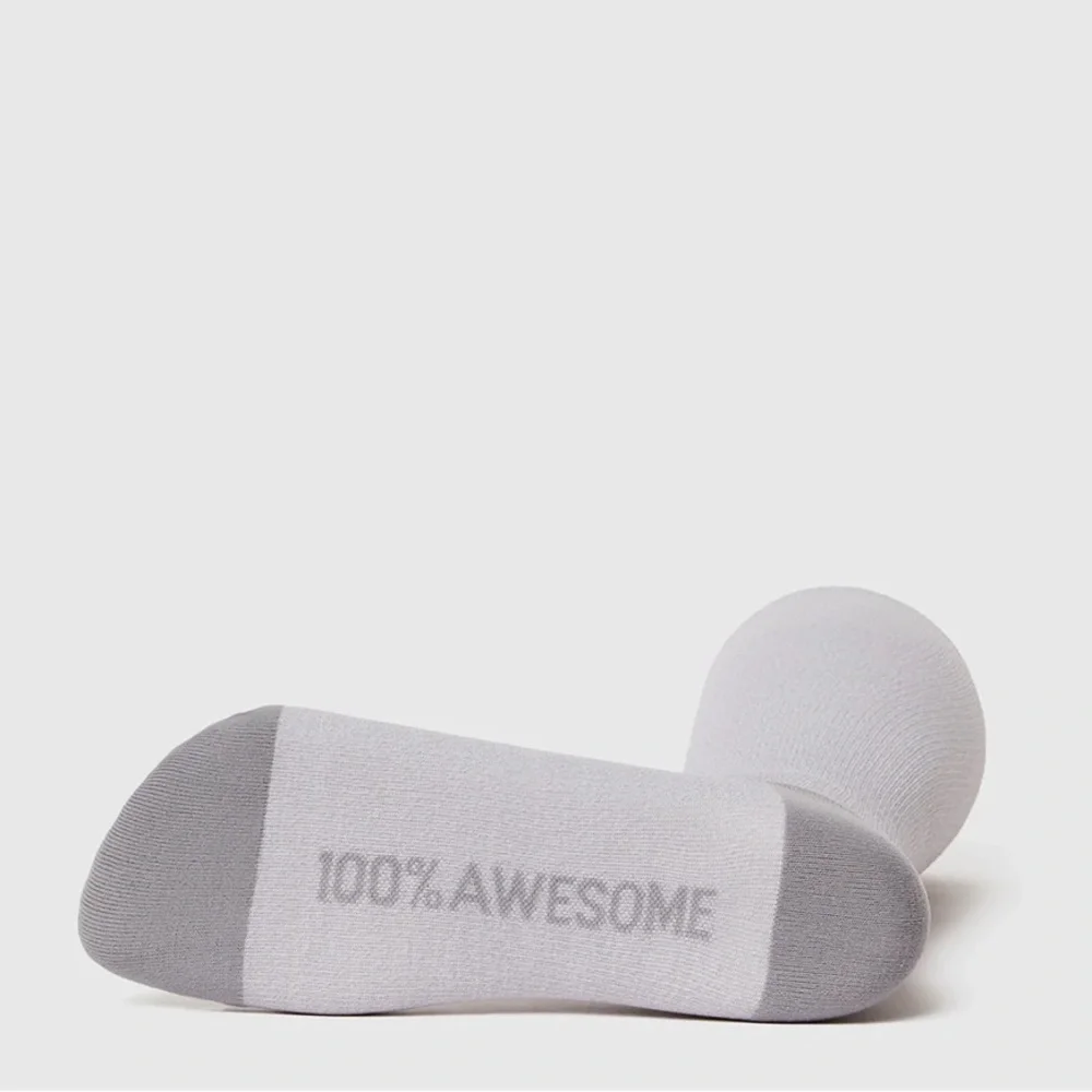 FIGS New Solid Grey Compression Socks 100% AWESOME Solid Gray Medium